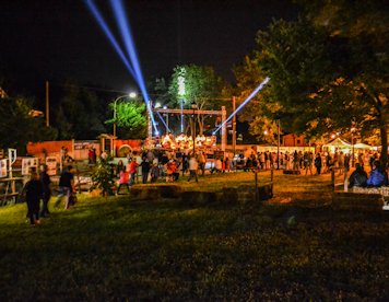 veduta palco concerti