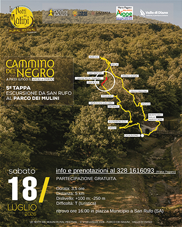 vQuinta tappa dfel cammino del negro San Rufo San Pietro